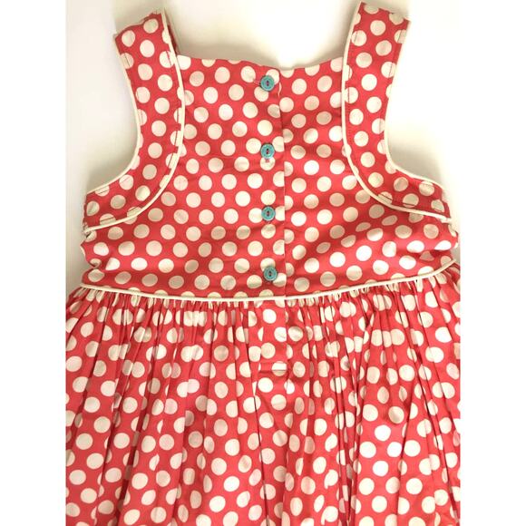 Matilda Jane Size 6 Secret Fields Polka Dot Florals Red Cream Green Twirl - Picture 7 of 8